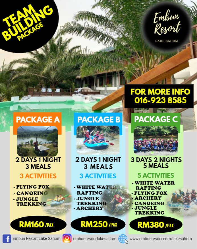 Promo Package 2019 Embun Resort Lake Sahom - 